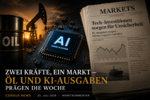 Mehr über den Artikel erfahren Zwei Kräfte, ein Markt — Öl und KI-Ausgaben prägen die Woche