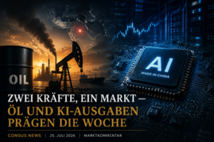 Mehr über den Artikel erfahren Zwei Kräfte, ein Markt — Öl und KI-Ausgaben prägen die Woche