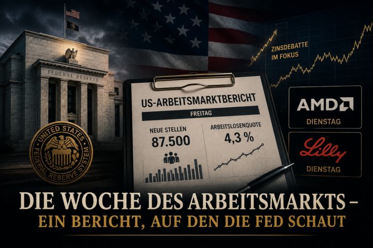 Wochenausblick KW 32 — Die Woche des Arbeitsmarkts, mit Blick auf die Fed