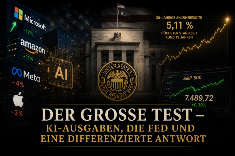 Wochenrückblick KW 31 — Big Tech besteht den Test, die Fed sorgt für Unruhe