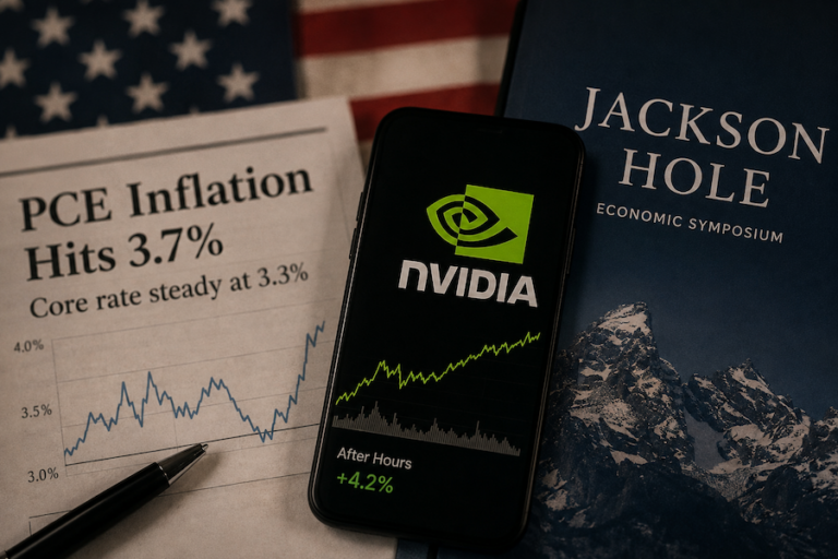 Heiße Inflation, starkes Nvidia — und der Auftakt zu Jackson Hole
