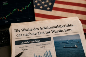 Mehr über den Artikel erfahren Die Woche des Arbeitsmarktberichts —der nächste Test für Warshs Kurs